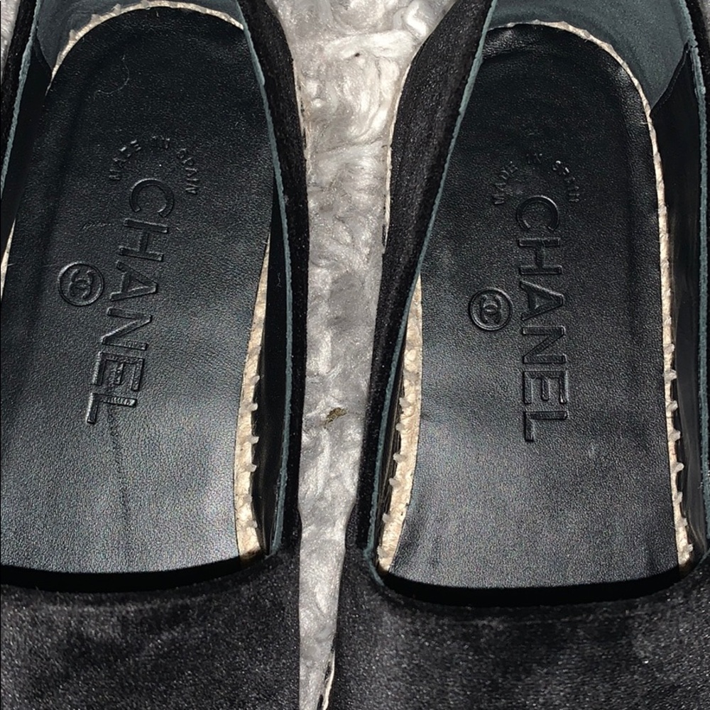 👑NEW👑 39 Chanel velvet espadrille 39 / 8.5 NWB - Picture 2 of 8